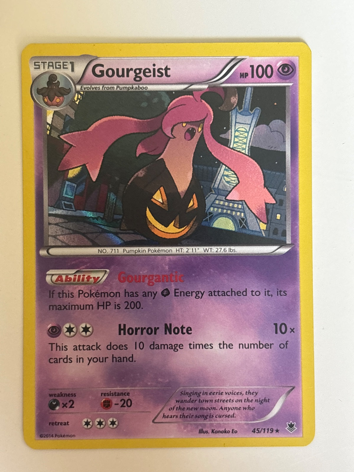 Gourgeist 45 · Holofoil (Phantom Forces)
