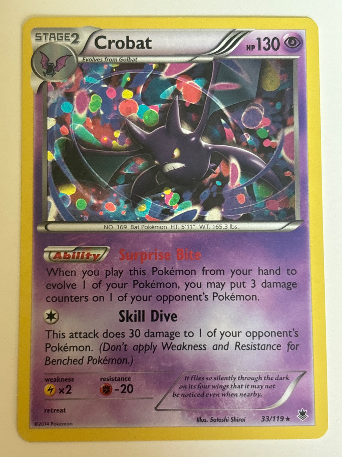 Crobat 33 · Reverse Holofoil (Phantom Forces)