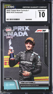 Kimi Antonelli, Topps, Now Formula 1, #045, CGC 10