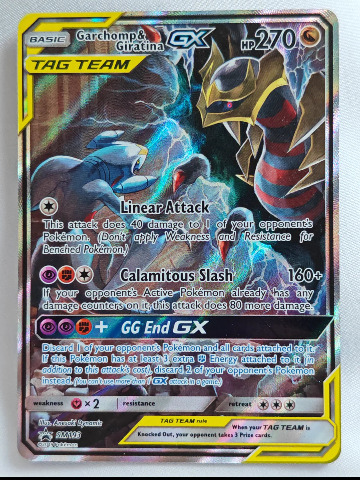 Garchomp & Giratina GX SM193 (Sun & Moon Promo)