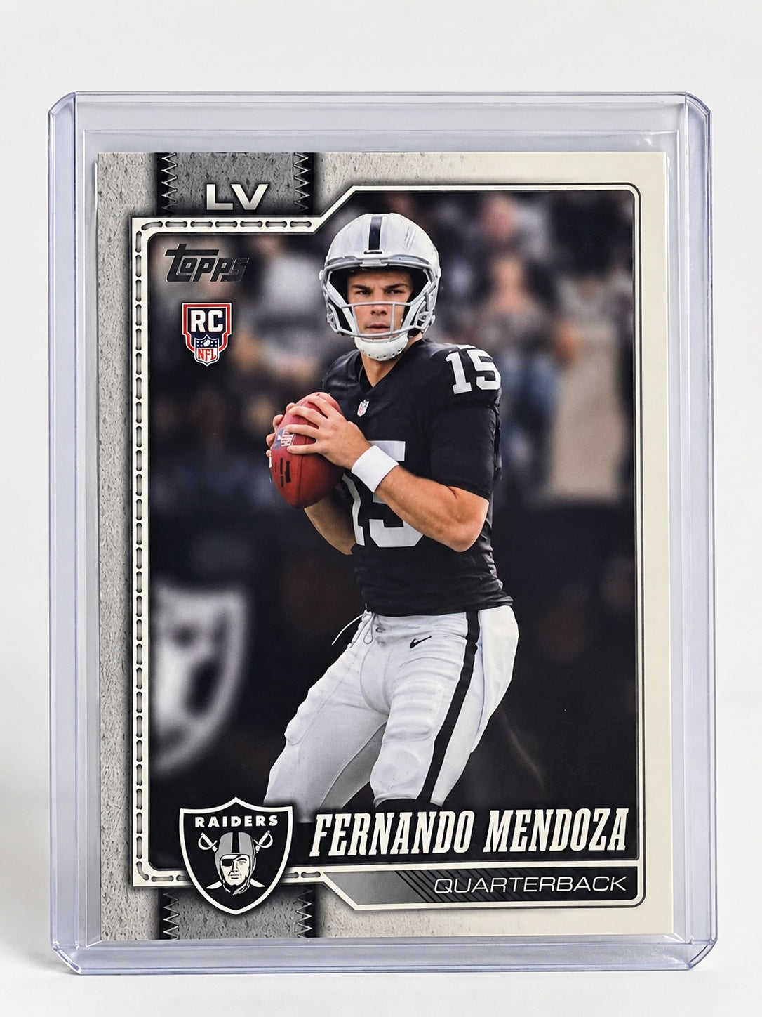 2026 Topps Football Fernando Mendoza #301 Rookie Card RC Las Vegas Raiders
