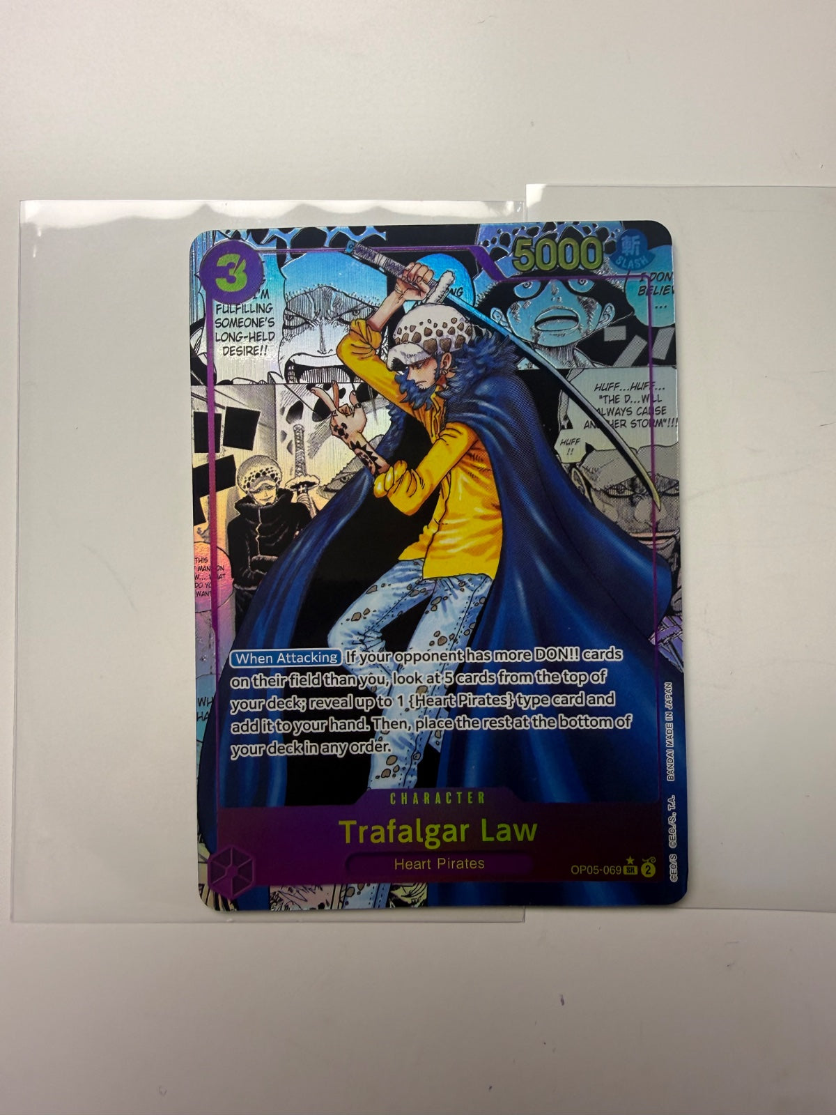 Trafalgar Law (Manga Alternate Art) OP05-069 (Awakening of the New Era)