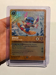 Disney Lorcana Stitch – Carefree Snowboarder 42/P3 Promo Foil