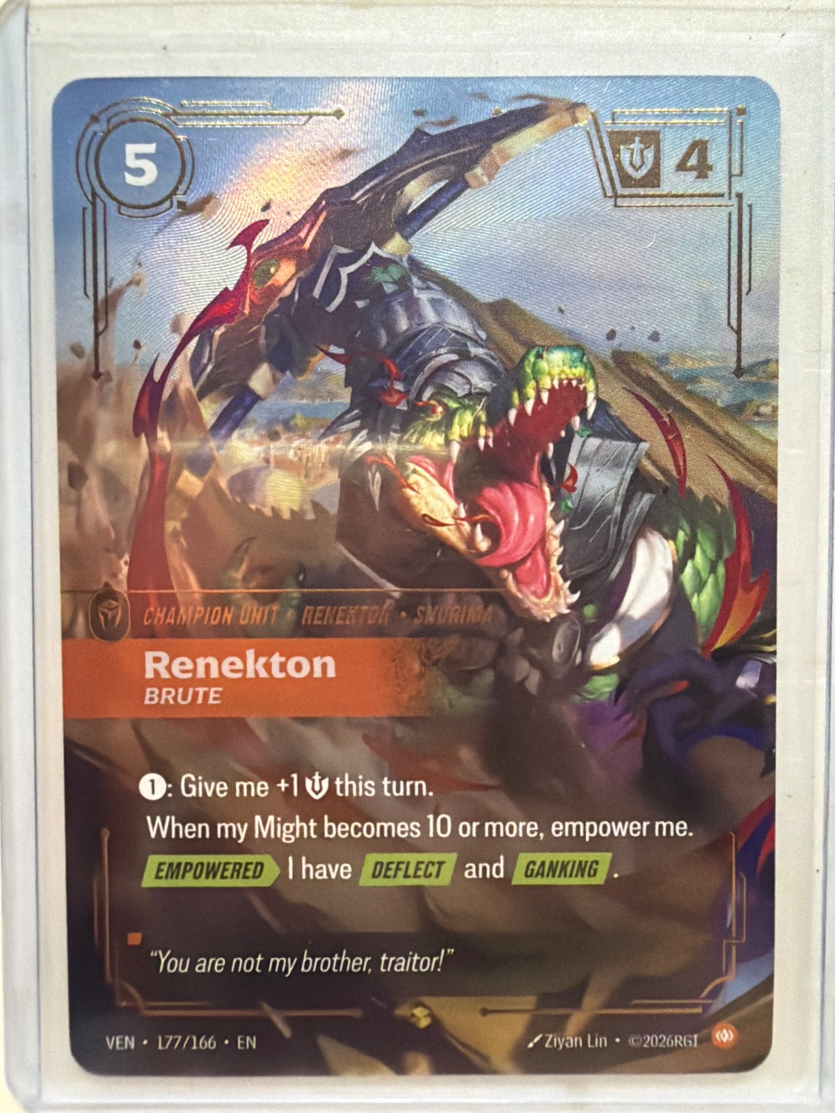 Renekton, Brute (Overnumbered) 177/166 (Vendetta)