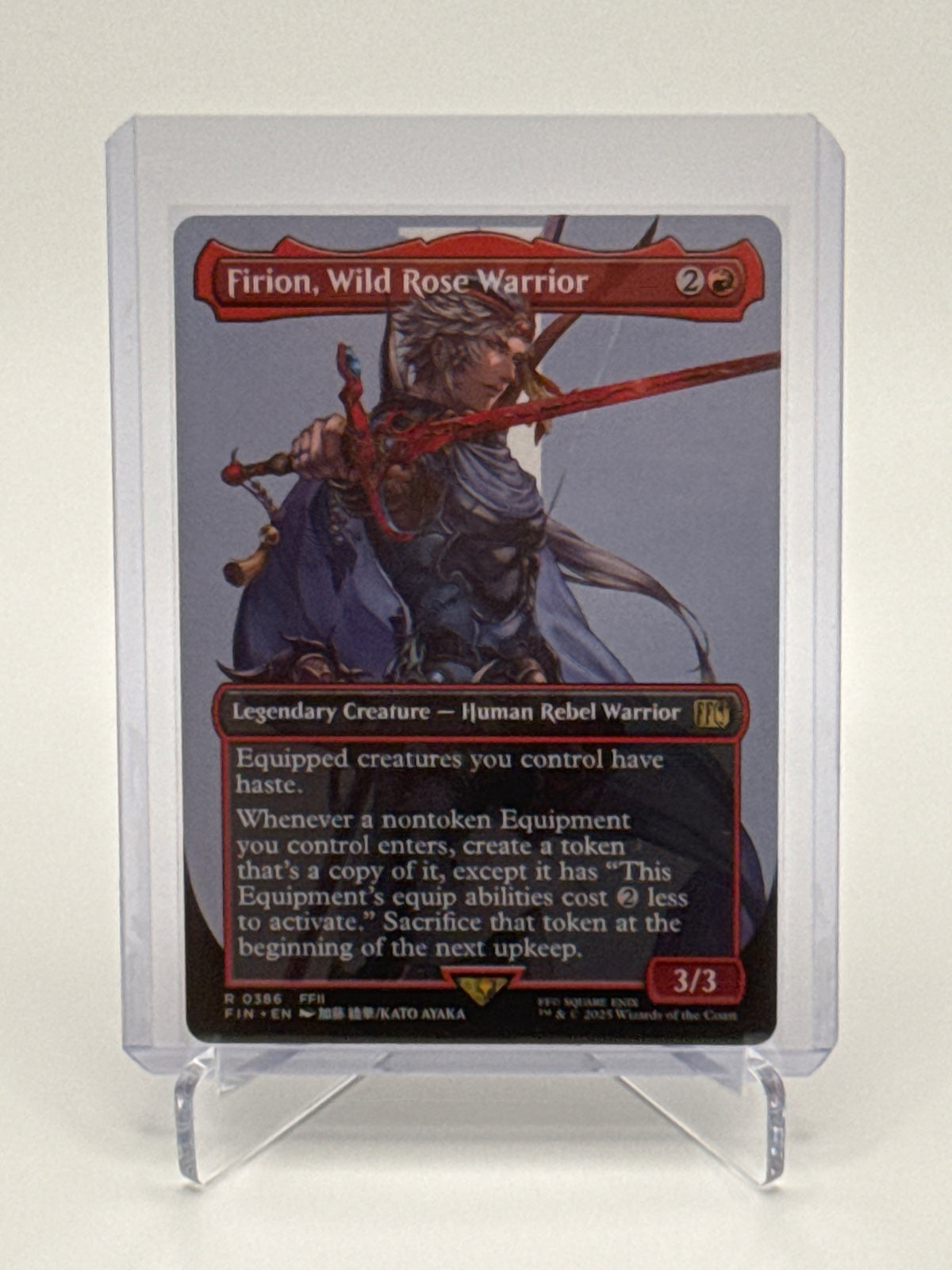 Firion, Wild Rose Warrior (Borderless) 386 · Normal (Universes Beyond: FINAL FANTASY)