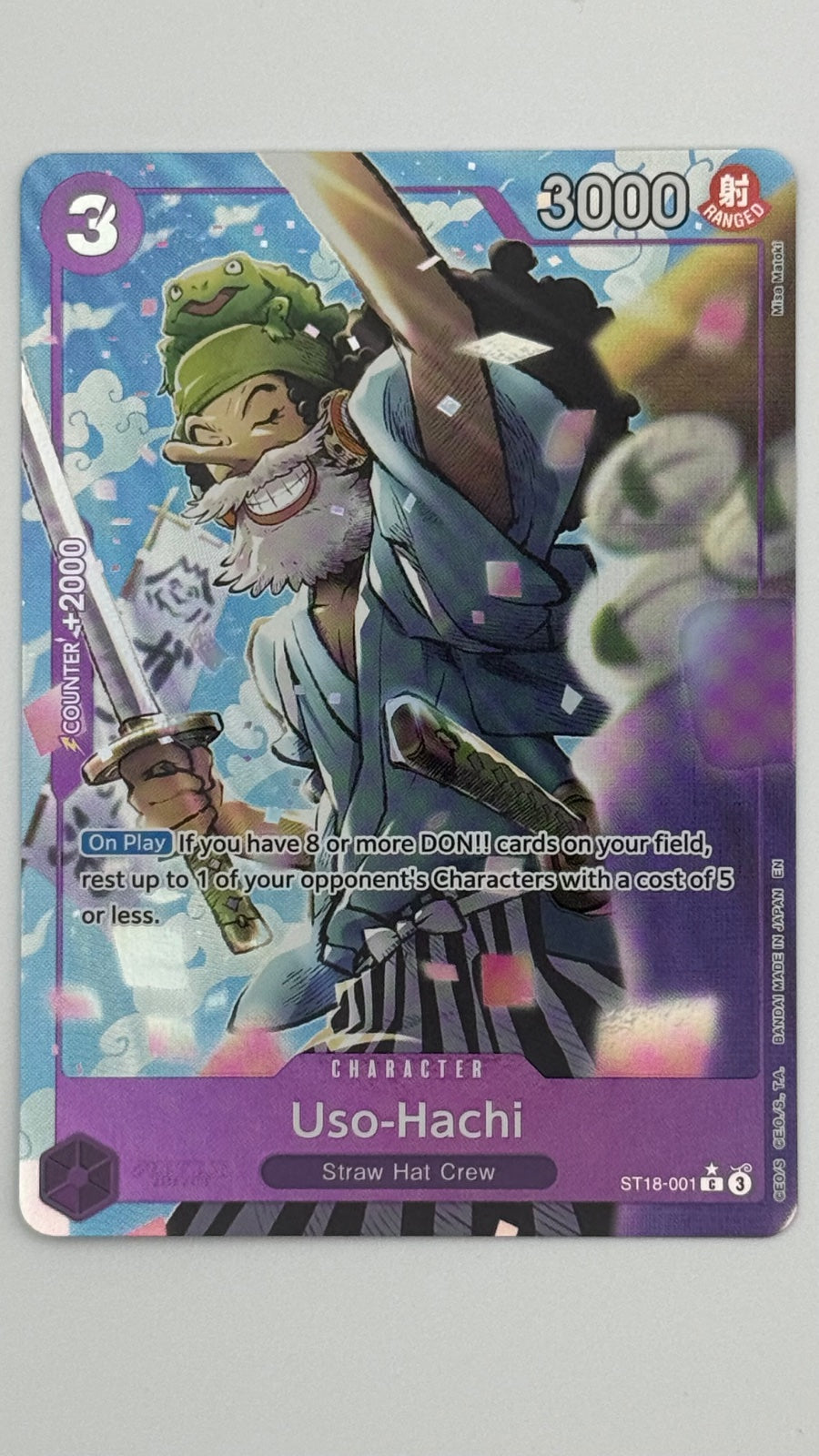 Uso-Hachi (Alternate Art) ST18-001 (Premium Booster -The Best- Vol. 2)