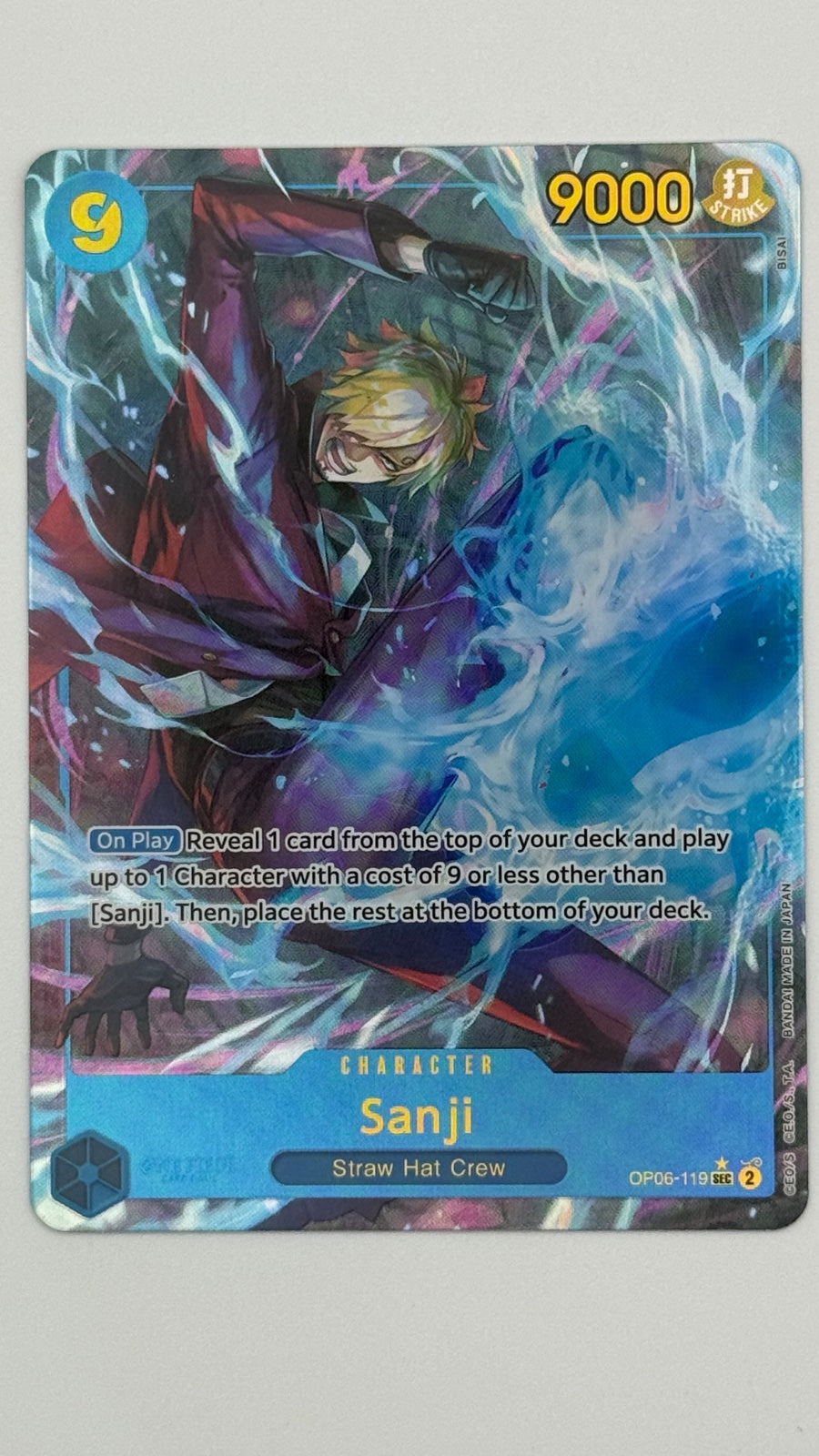 Sanji (Alternate Art) OP06-119 (Wings of the Captain)