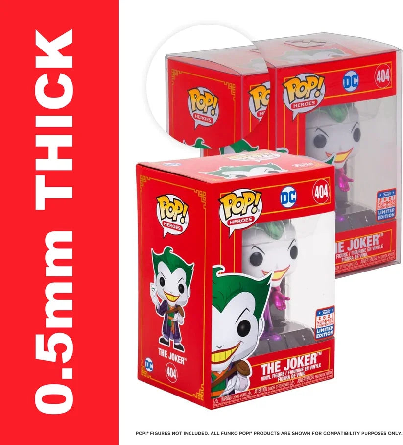EVORETRO Premium Funko Pop Plastic Protector for 4 Inch - Pack of 10