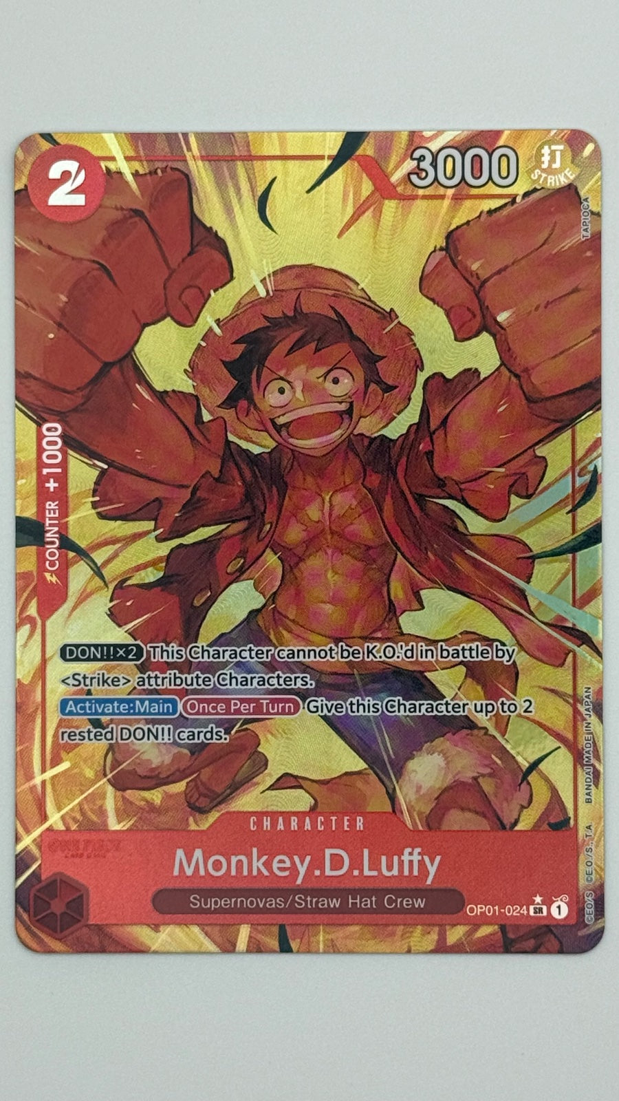 Monkey.D.Luffy (OP01-024) (Alternate Art) (Premium Booster)