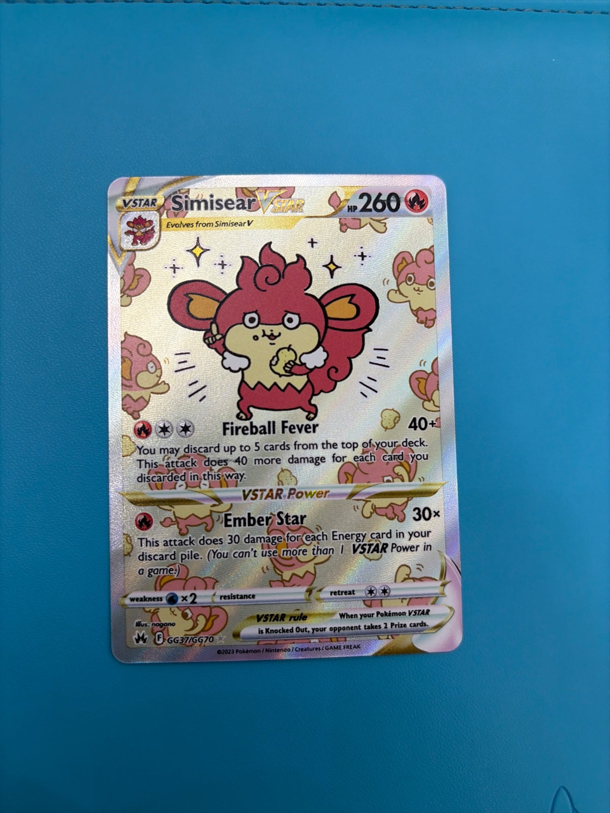 Simisear VSTAR GG37/GG70 (Crown Zenith: Galarian Gallery)
