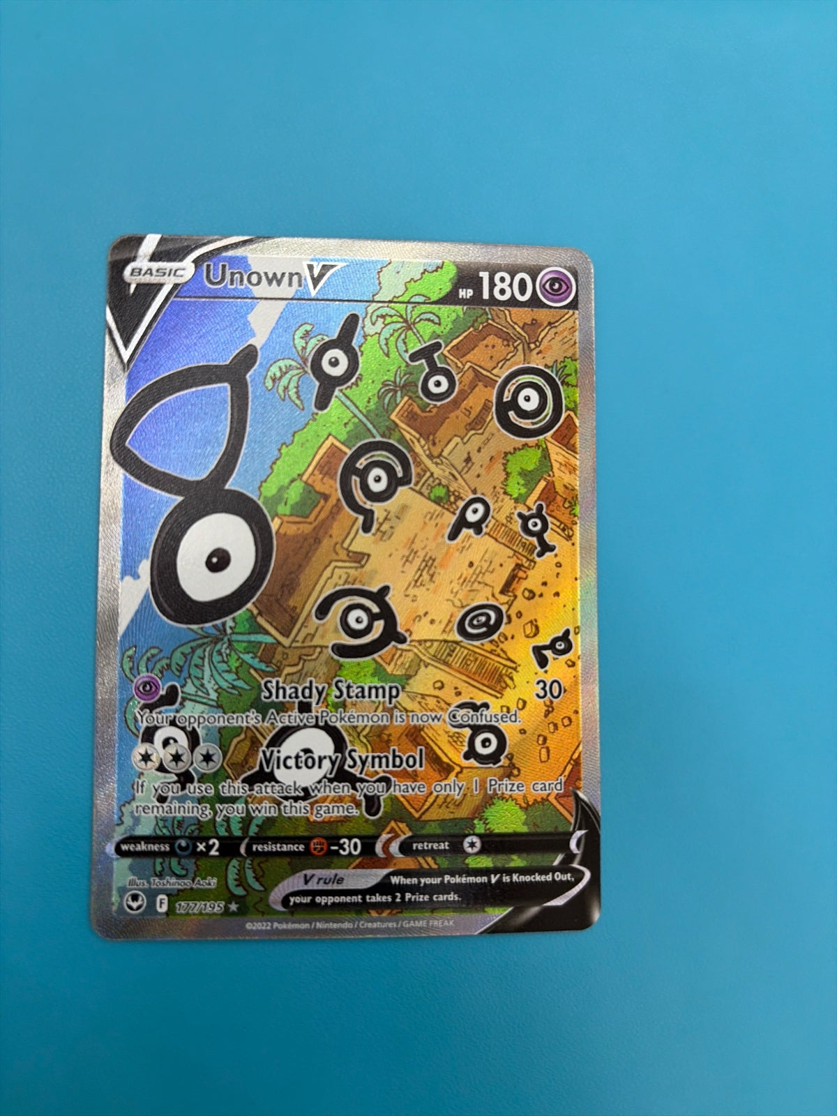 Unown V 177/195 (Silver Tempest)