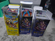 3 box of bulks one piece Japanese card game, Op15,Op14 No SR's