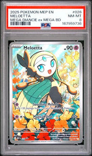 Meloetta 026 (Mega Evolution Promos) — PSA 8