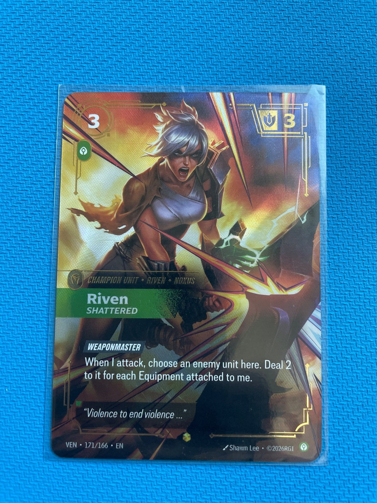 Riven, Shattered (Overnumbered) 171/166 (Vendetta)