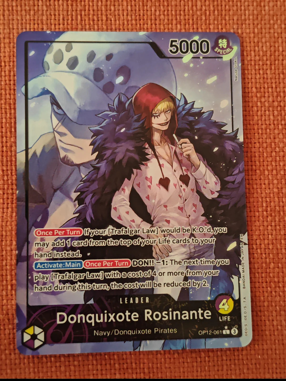 Donquixote Rosinante (061) (Alternate Art) OP12-061 (Legacy of the Master)