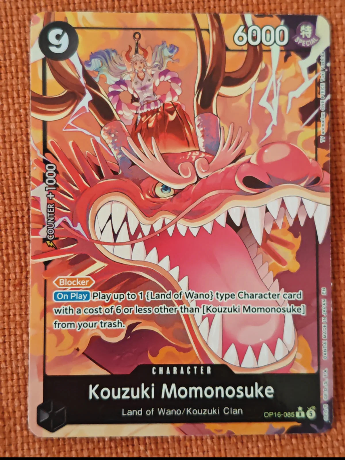 Kouzuki Momonosuke (Alternate Art) OP16-085 (The Time of Battle)