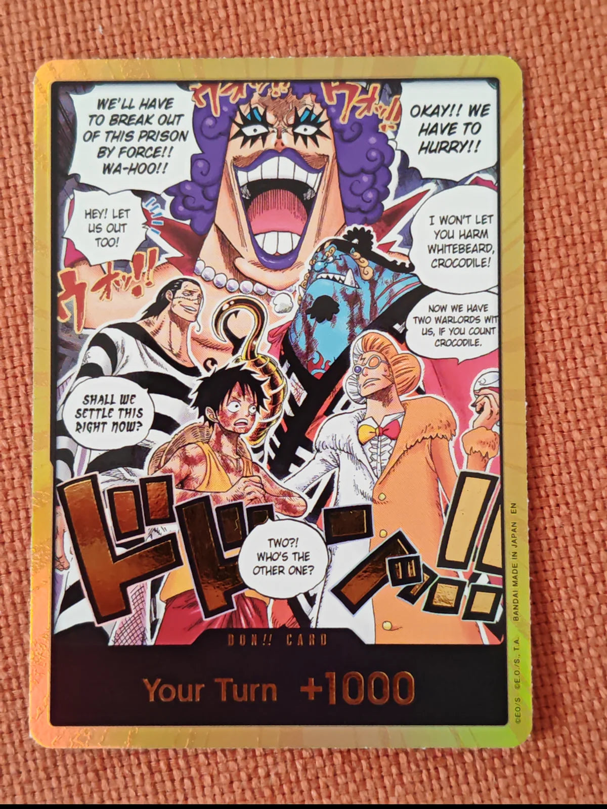 DON!! Card (Alternate Art) (Gold) (The Time of Battle)