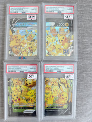 2021 POKEMON JAPANESE PIKACHU V-UNION 25TH ANNIVERSARY COLL SEQUENTIAL SET