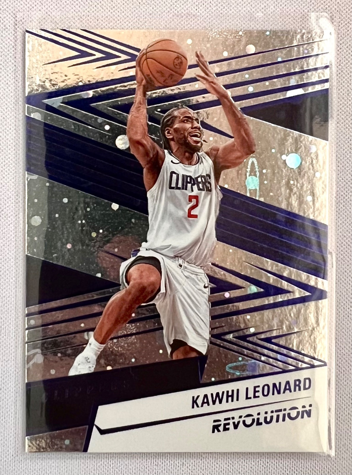 Panini 2024-25 Revolution Kawhi Leonard #74 Blue Cosmo Los Angeles Clippers /285