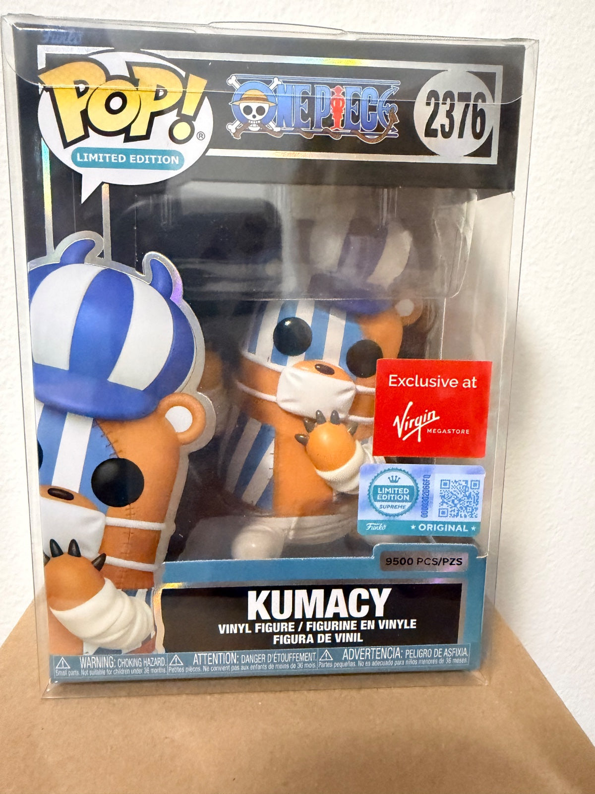Funko Pop!One Piece  Limited Edition - Kumacy - # 2376 Virgin Middle East Exclusive
