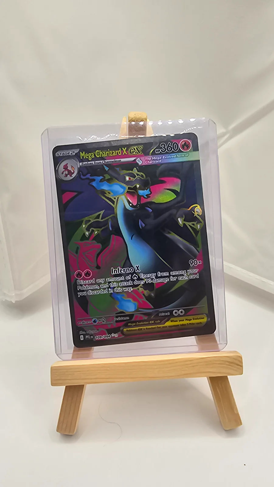 Mega Charizard X ex 109/094 (Phantasmal Flames)