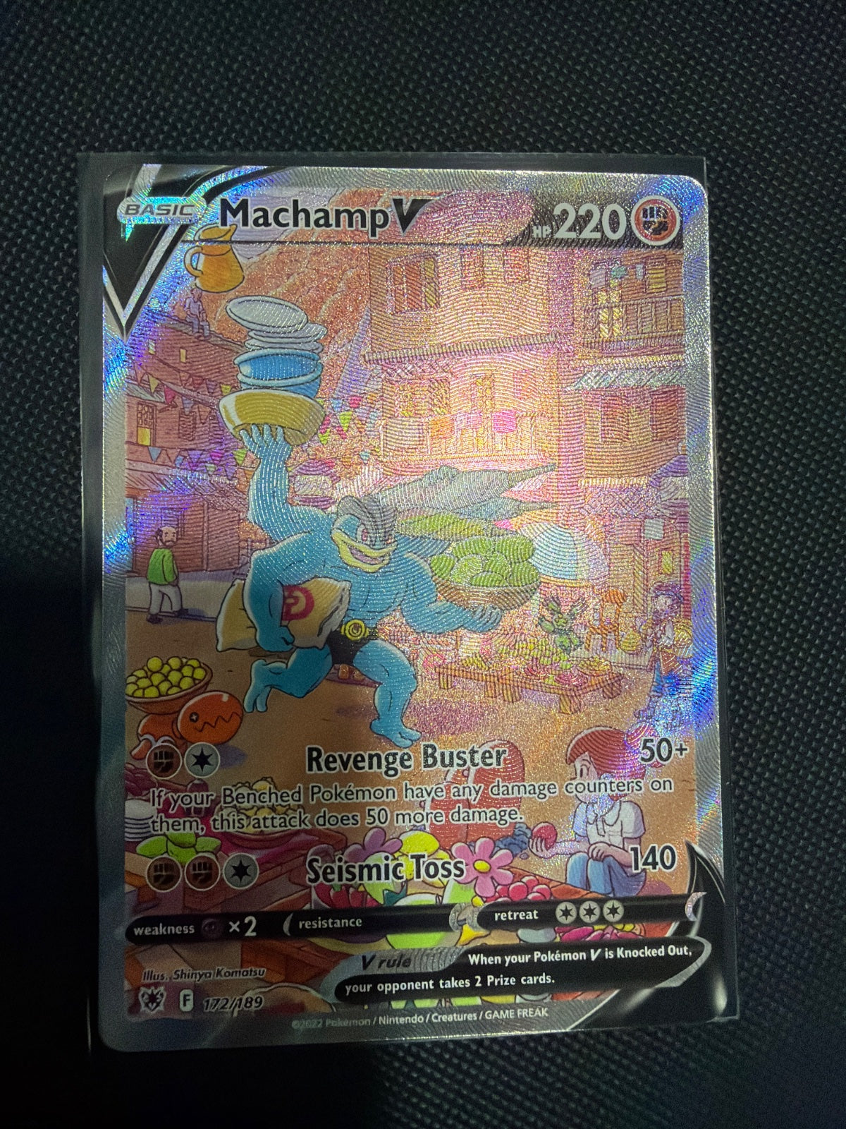 Machamp V (Alternate Full Art) 172/189 (Astral Radiance)