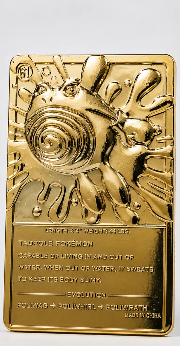 1999 Pokémon x Burger King Gold-Plated Card