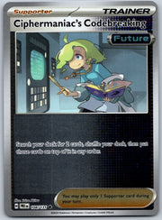 Ciphermaniac's Codebreaking 104/131 · Reverse Holofoil (Prismatic Evolutions)