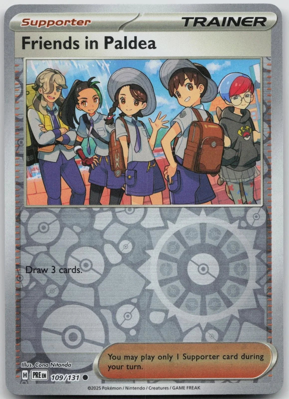 Friends in Paldea 109/131 · Reverse Holofoil (Prismatic Evolutions)