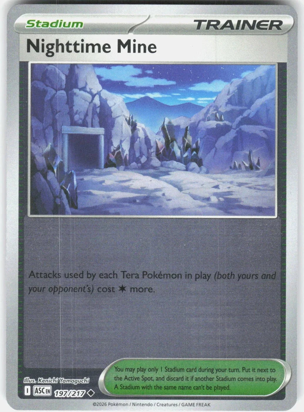 Nighttime Mine 197/217 · Reverse Holofoil (Ascended Heroes)
