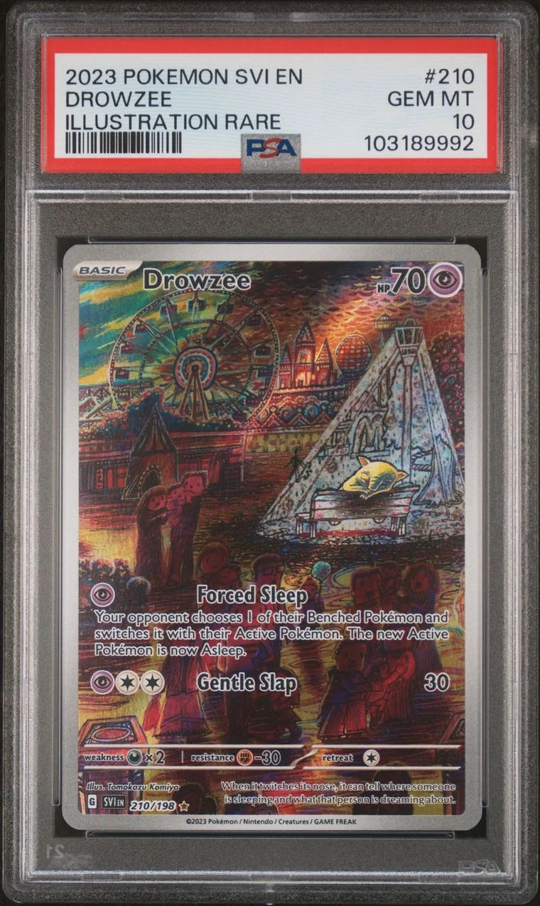 PSA 10 Drowzee 210/198 (Scarlet & Violet Base Set) — PSA 10