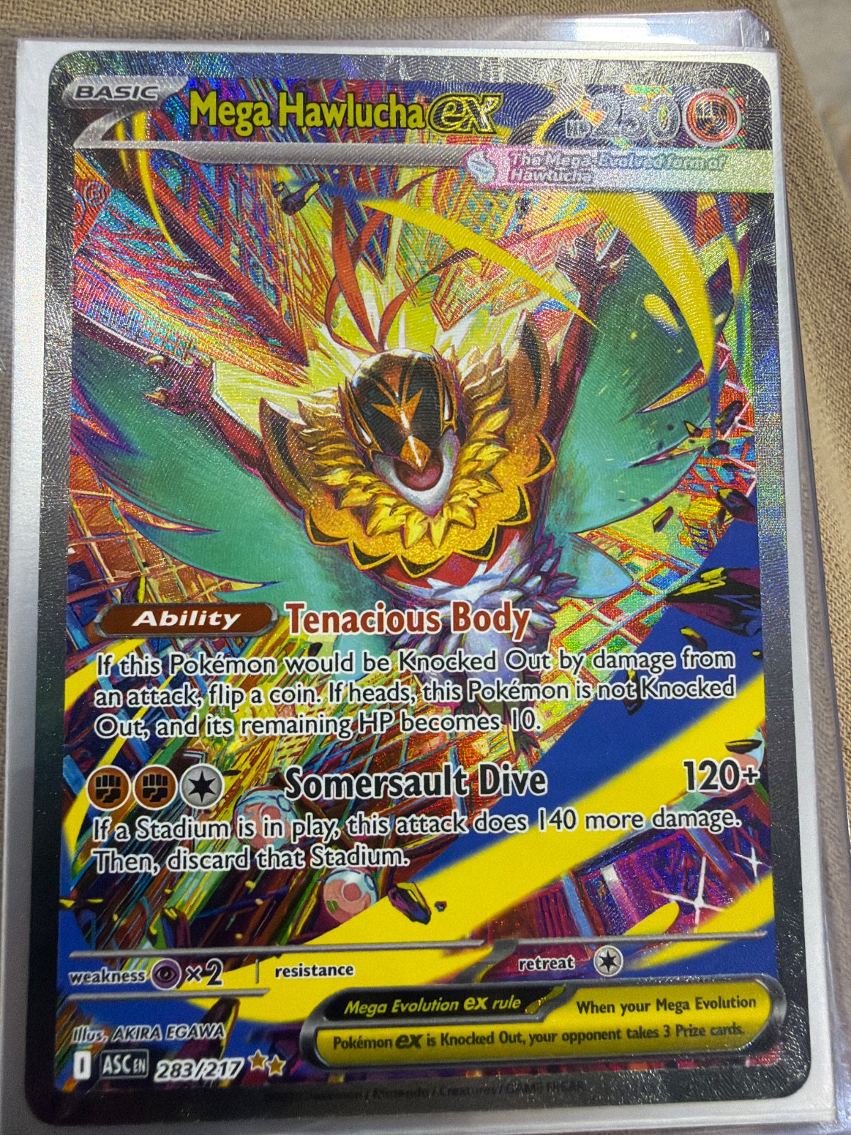 Mega Hawlucha ex 283/217 (Ascended Heroes)