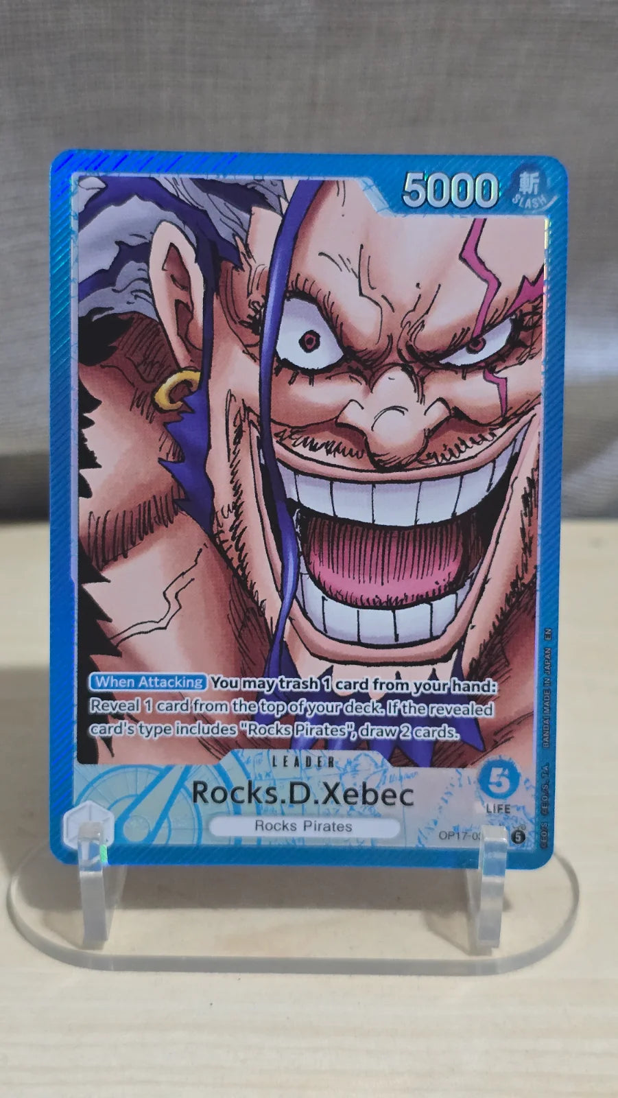Rocks.D.Xebec (039) (Alternate Art) OP17-039 (The World's Strongest Warriors)