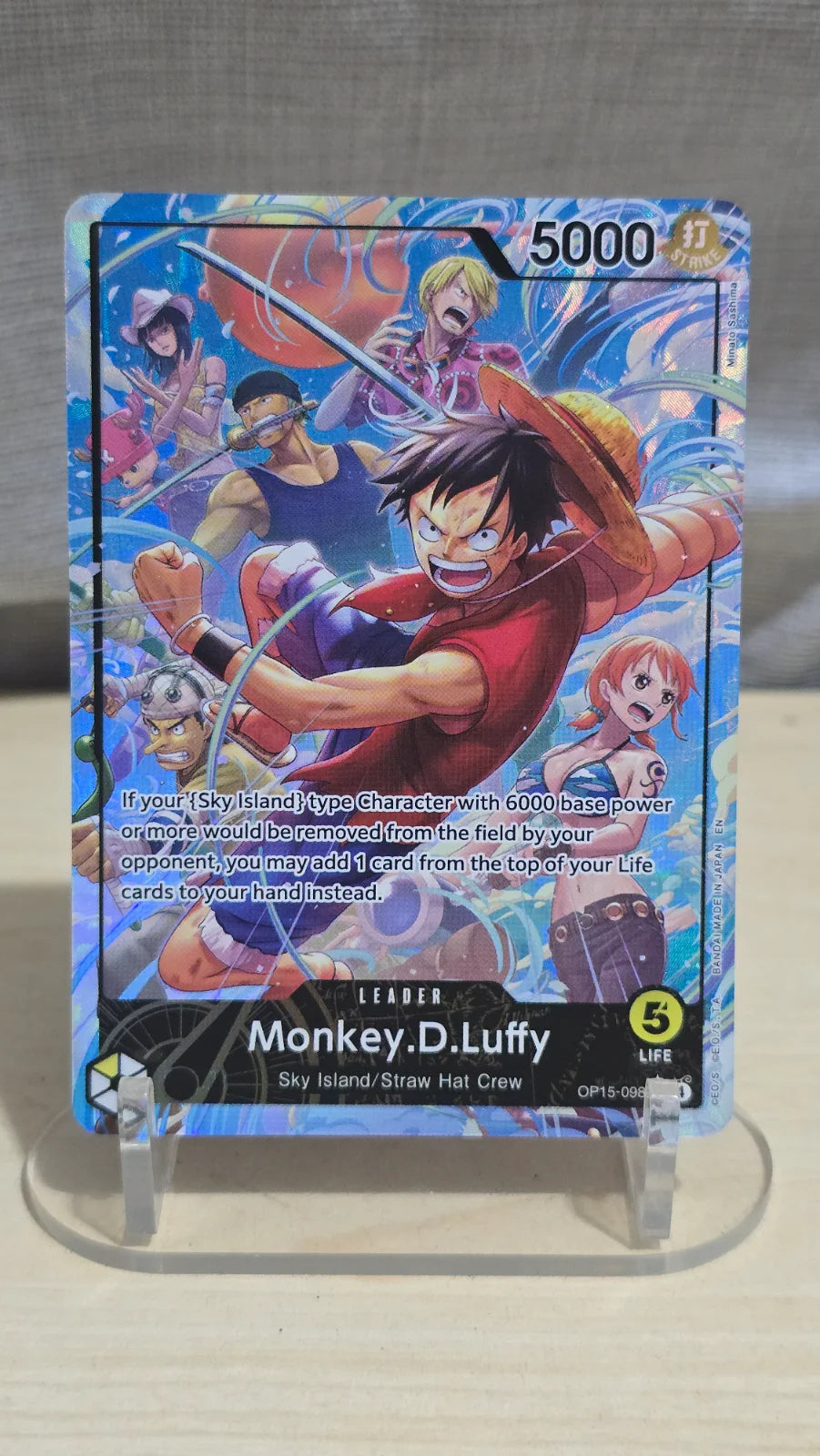 Monkey.D.Luffy (OP15-098) (Alternate Art) (Adventure on Kami's Island)
