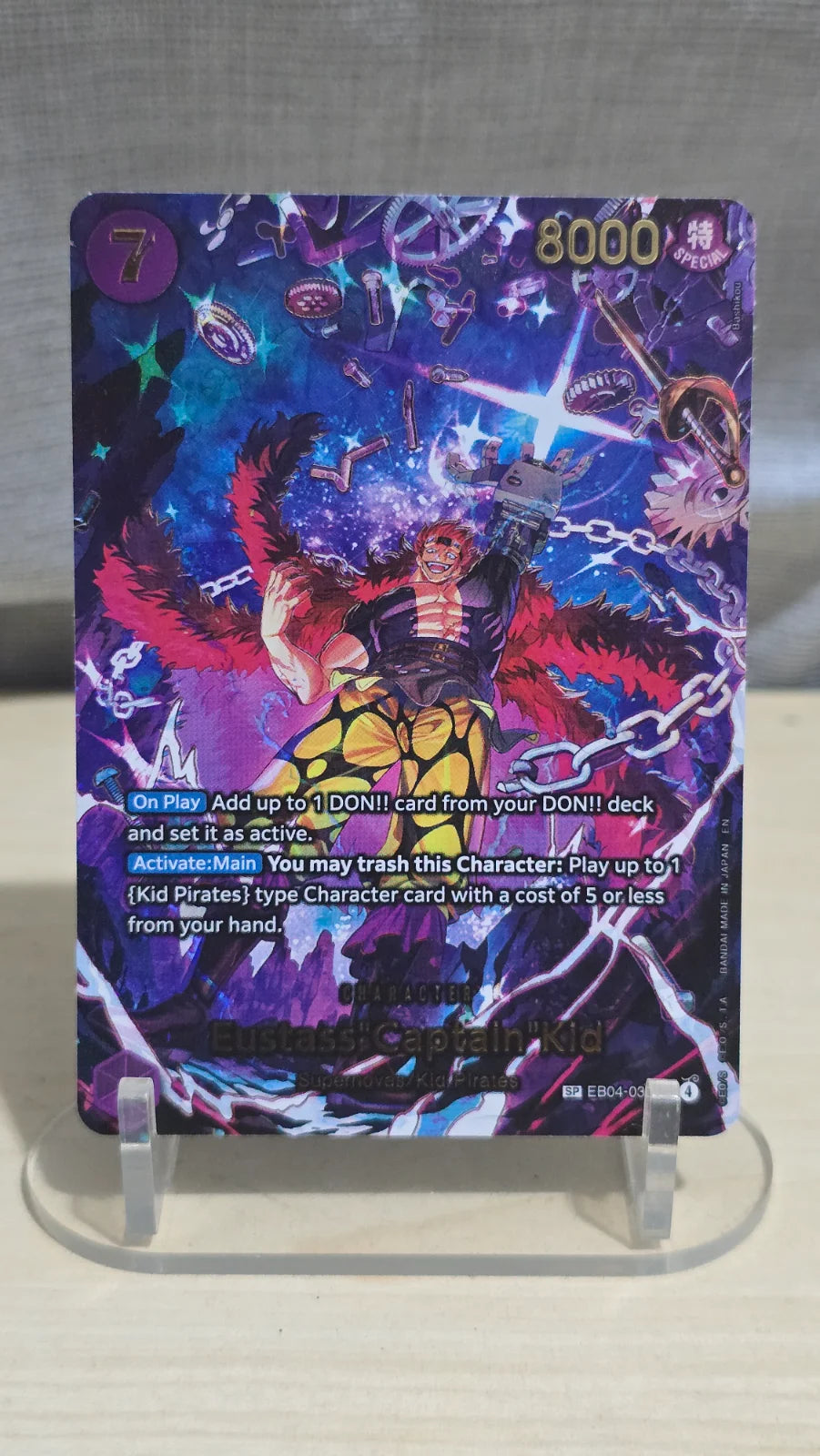 Eustass"Captain"Kid - EB04-039 (SP) (The Azure Sea's Seven)