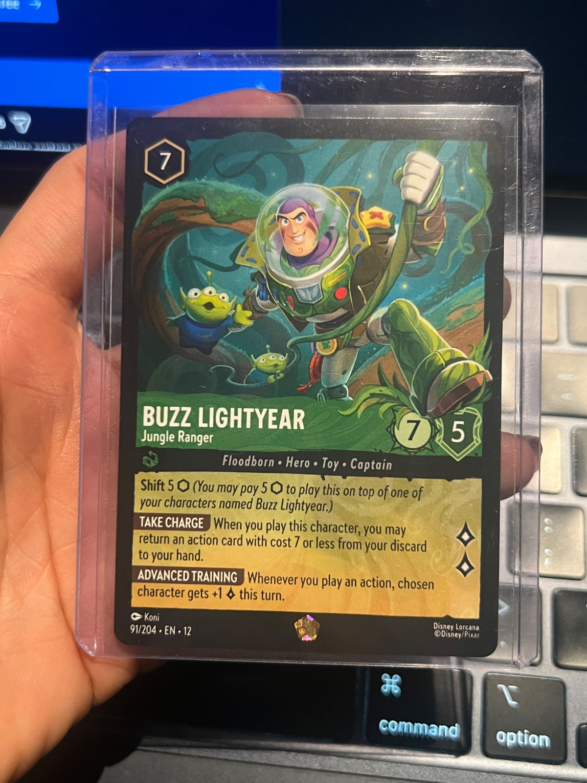 Disney Lorcana Buzz Lightyear – Jungle Ranger #91/204 Foil