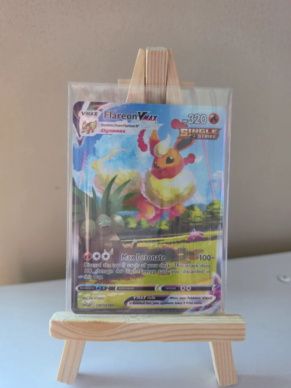 Flareon VMAX SWSH180 (Sword & Shield Promo)