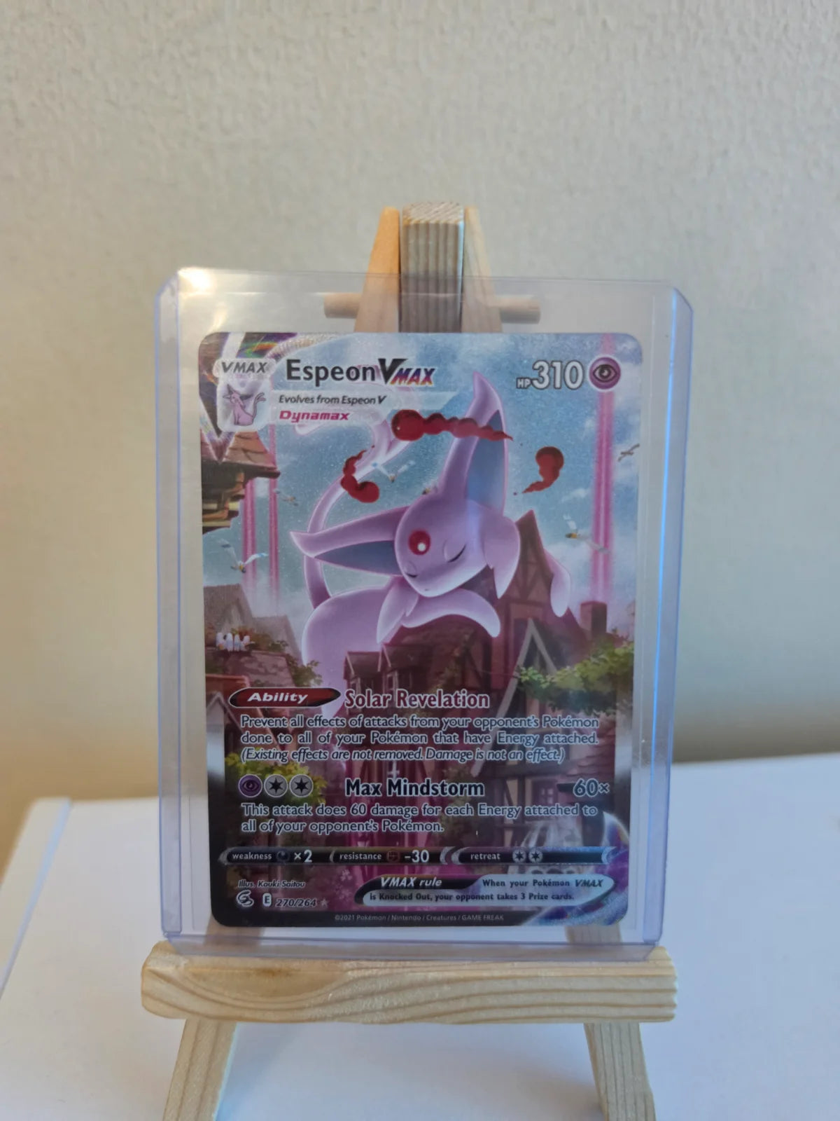 Espeon VMAX (Alternate Art Secret) 270/264 (Fusion Strike)