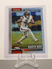 2026 Topps Flagship Marvin Mims #63 Sand Glitter Parallel – Denver Broncos