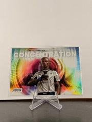 2026 Topps Stadium Club UFC Israel Adesanya Concentration #CN-19
