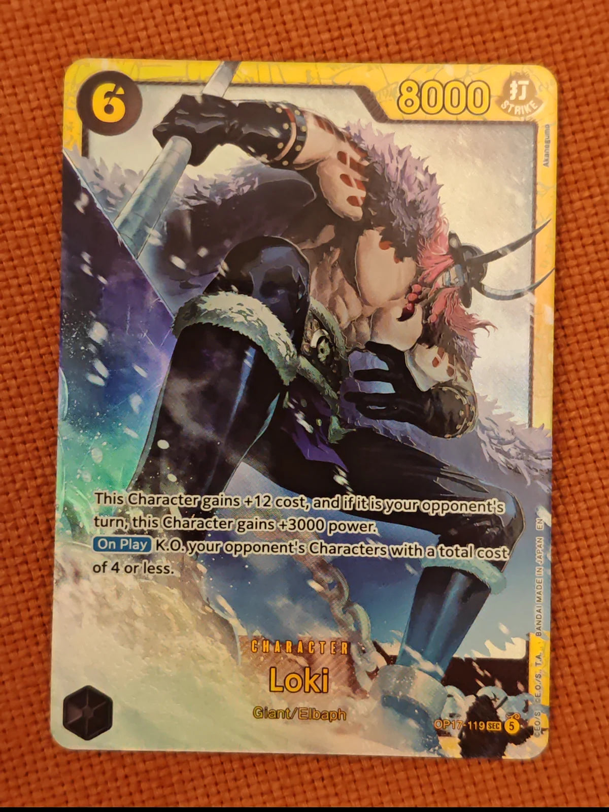 Loki OP17-119 (The World's Strongest Warriors)