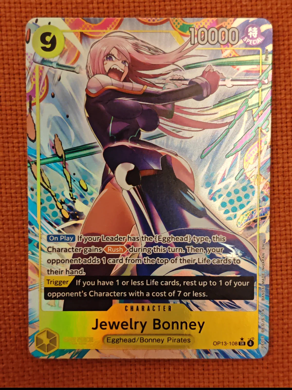 Jewelry Bonney (108) (Alternate Art) OP13-108 (Carrying On His Will)