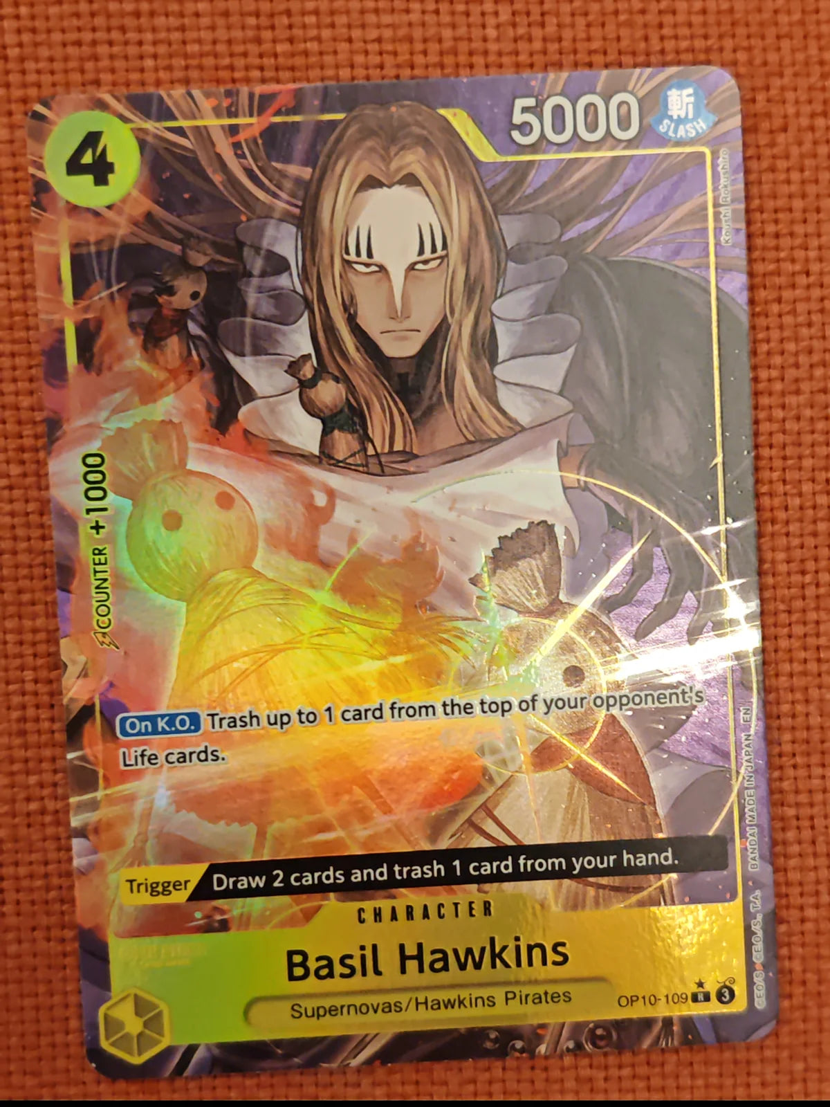 Basil Hawkins (Alternate Art) OP10-109 (Premium Booster -The Best- Vol. 2)