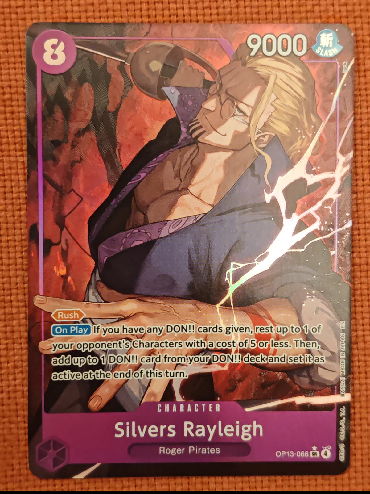 Silvers Rayleigh (Alternate Art) OP13-066 (Carrying On His Will)