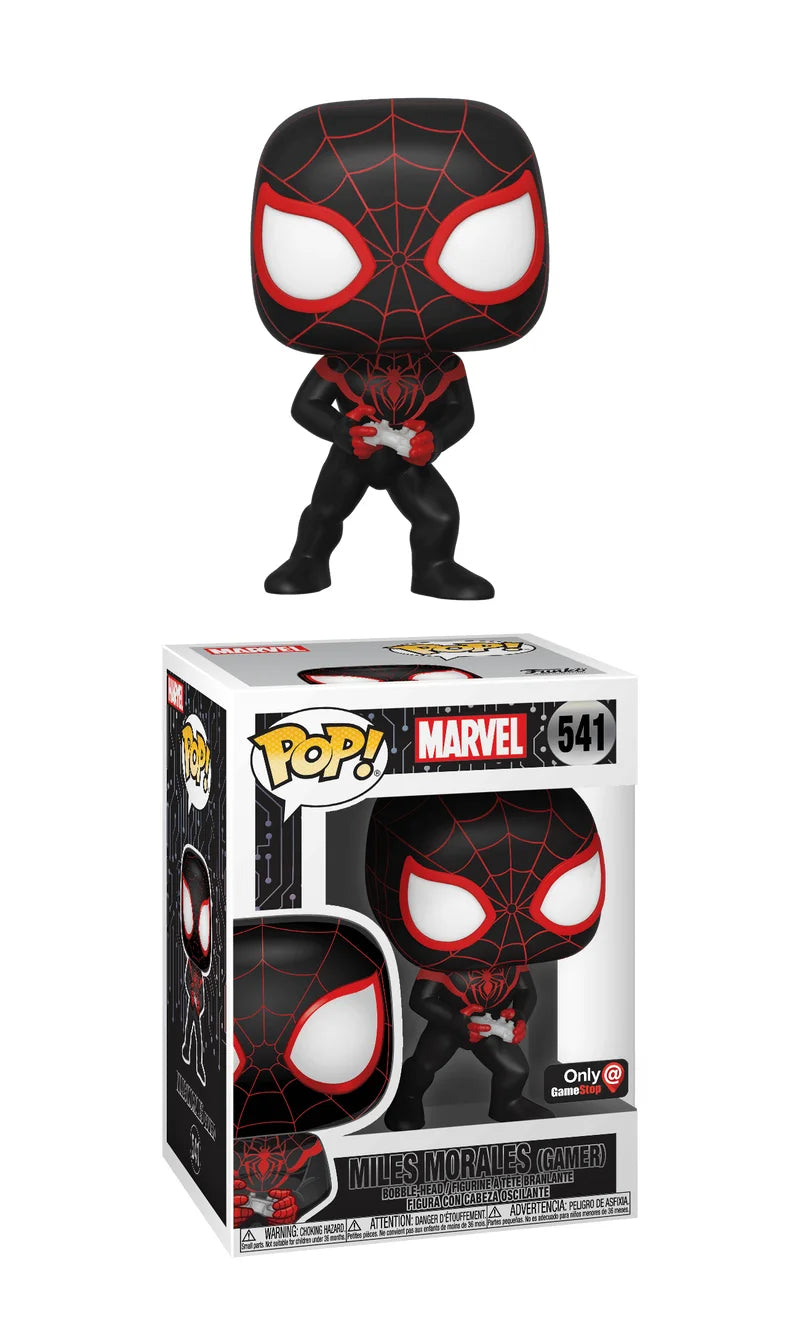 Funko Pop! Marvel: Miles Morales (Gamer) #541 GameStop Exclusive