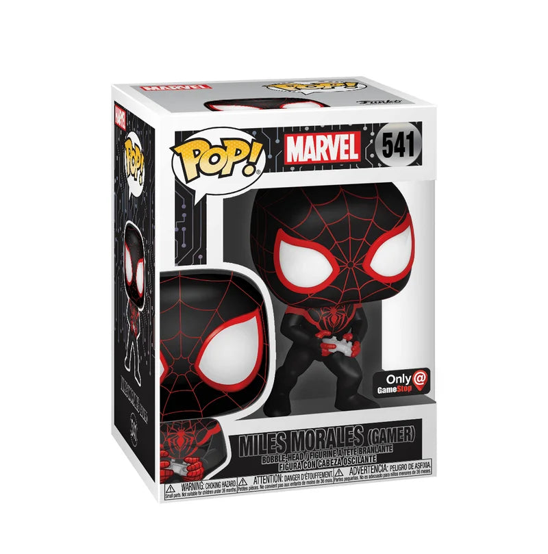 Funko Pop! Marvel: Miles Morales (Gamer) #541 GameStop Exclusive