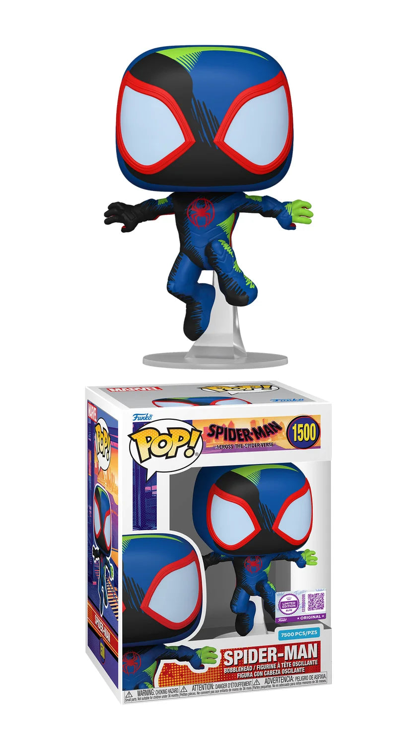 Funko Pop! Spiderman Across The Spider Verse : Spider-Man ,#1500 - Limited Edition Elite, 7500 Pcs