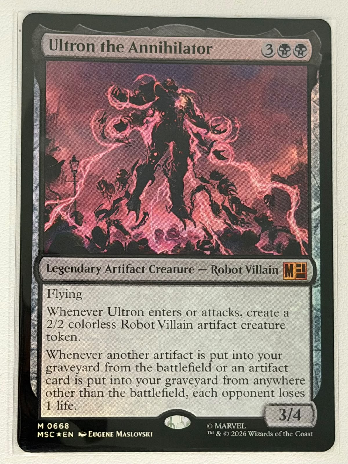 Ultron the Annihilator 668 · Foil (Commander: Marvel Super Heroes