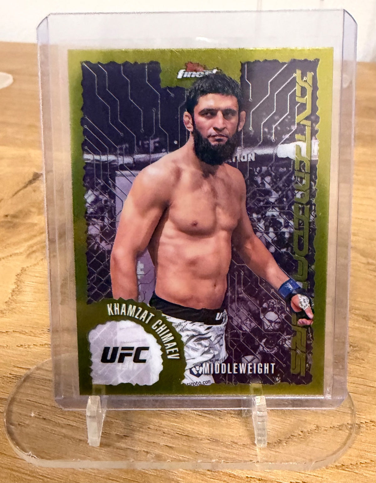 Khamzat Chimaev TOPPS FINEST “ intimidators”