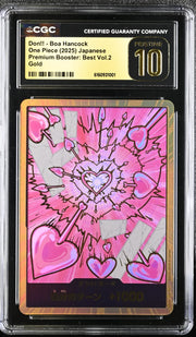 DON!! Card [Boa Hancock] Gold (JP) 2025 (PRB02 - One Piece Card the Best Vol.2) — CGC 10 (Pristine)